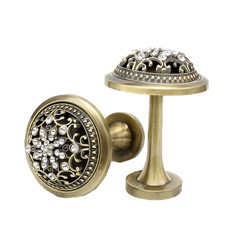 Set 2 Móc Treo Rèm Cửa Cổ Điển Kèm Ốc Vít Giá Đỡ