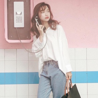 Combo áo sơ mi + quần baggy