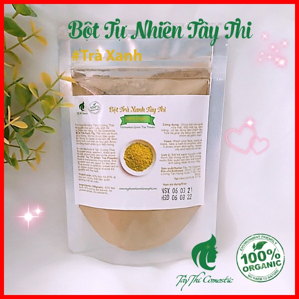 Bột Trà Xanh Nguyên Chất 100g