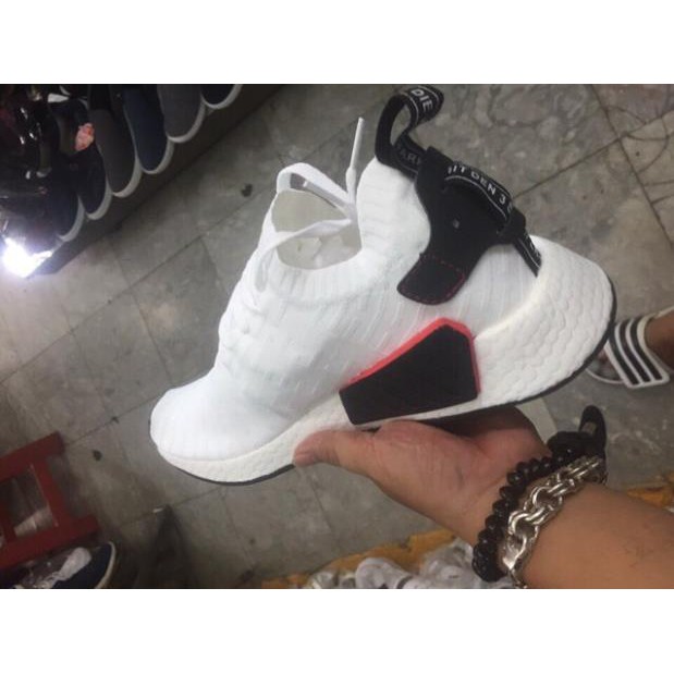 Siêu SALE [ big sales] GIẦY THỂ THAO Sneaker NMD R2 WHITE BLACK ❕ .2020 [  HÀNG CHUẨN ]