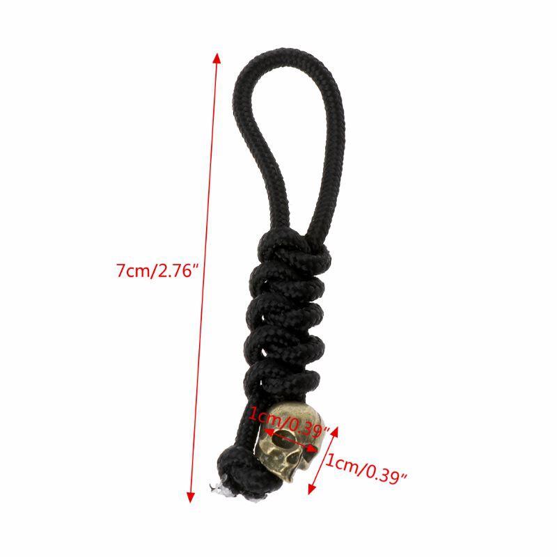 Móc khóa dạng dây bộ xương đầu lâu sáng tạo