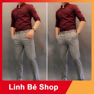 Combo sơ mi quần tây đóng thùng đẹp chuẩn soái ca