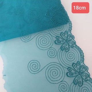Ren thêu trang trí , size 15cm đến 29cm(1 mét)