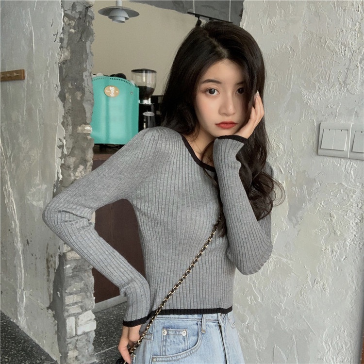 Áo len NZN tay dài dáng ôm thời trang cho nữ