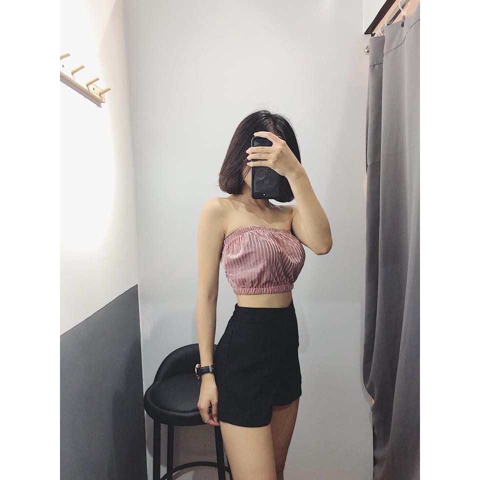 Croptop ống nhung | BigBuy360 - bigbuy360.vn