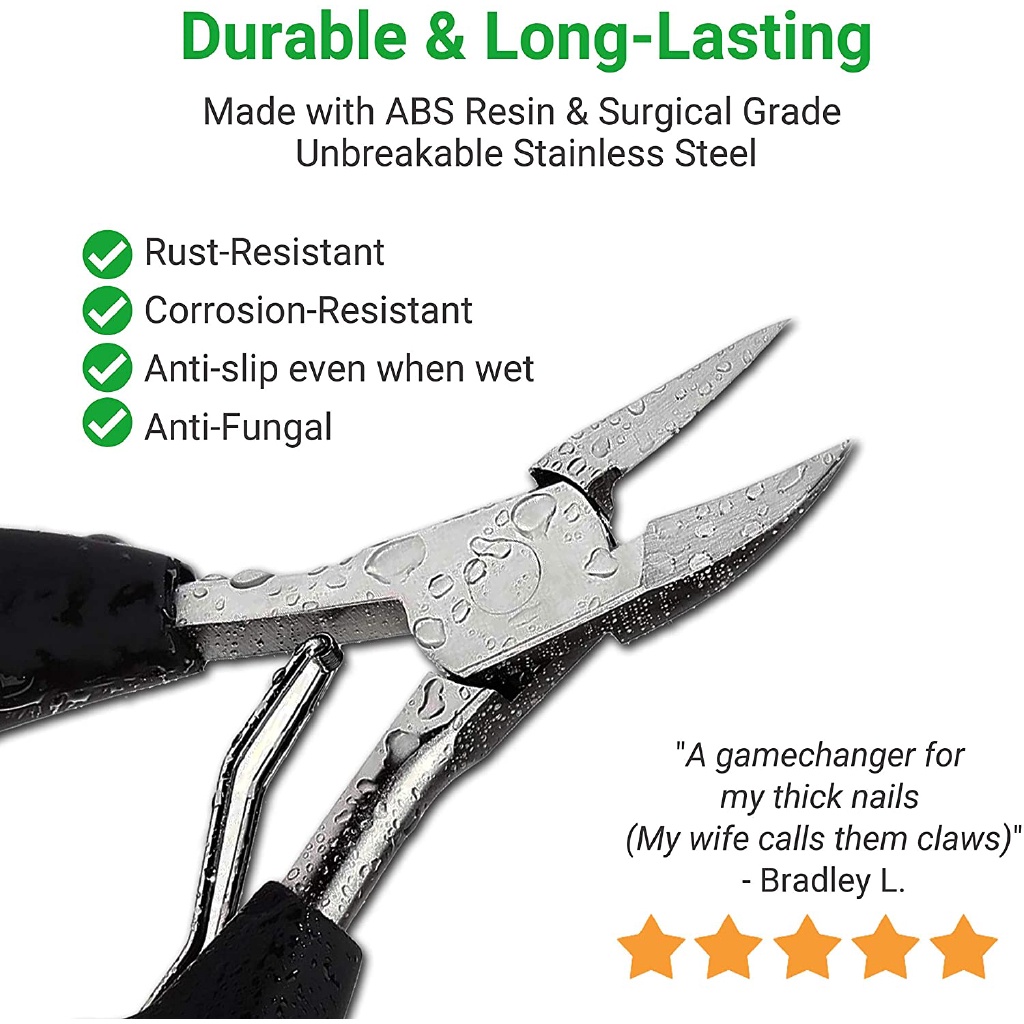 Kềm Cắt Móng Chân / Móng Chân Bằng Thép Không Gỉ Chuyên Nghiệp Hoàn Hảo Cho Móng Chân Dày &amp; Ingrown / Kềm Cắt Móng