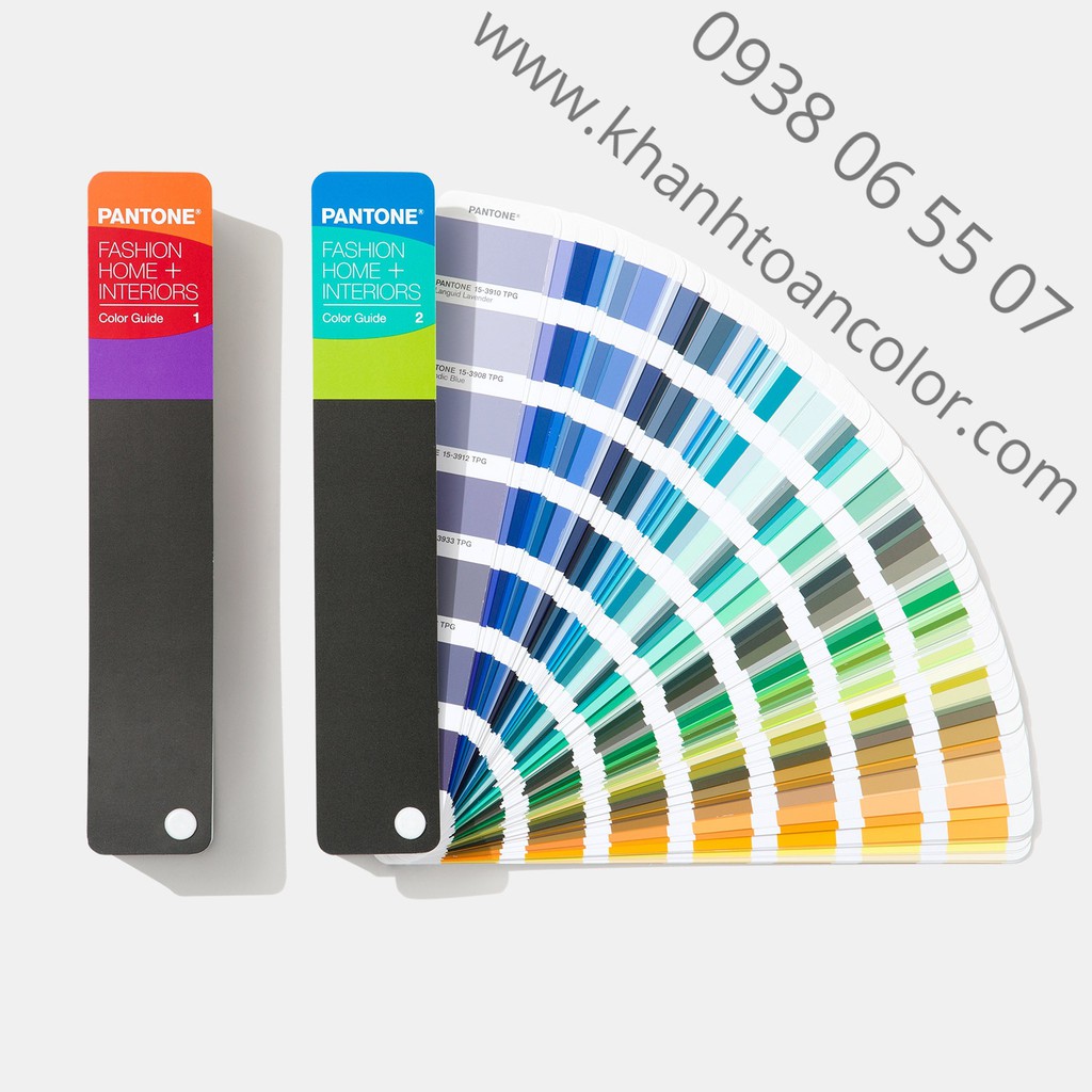 (CHÍNH HÃNG) Bảng màu Pantone TPG Color Guide FHIP110A - 2 thanh xòe quạt - 2625 màu - Phiên bản năm 2023