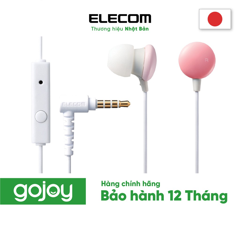 Tai nghe nhét tai Có Mic ELECOM EHP-CC100M Đủ Màu - Bảo hành chính hãng 12 tháng