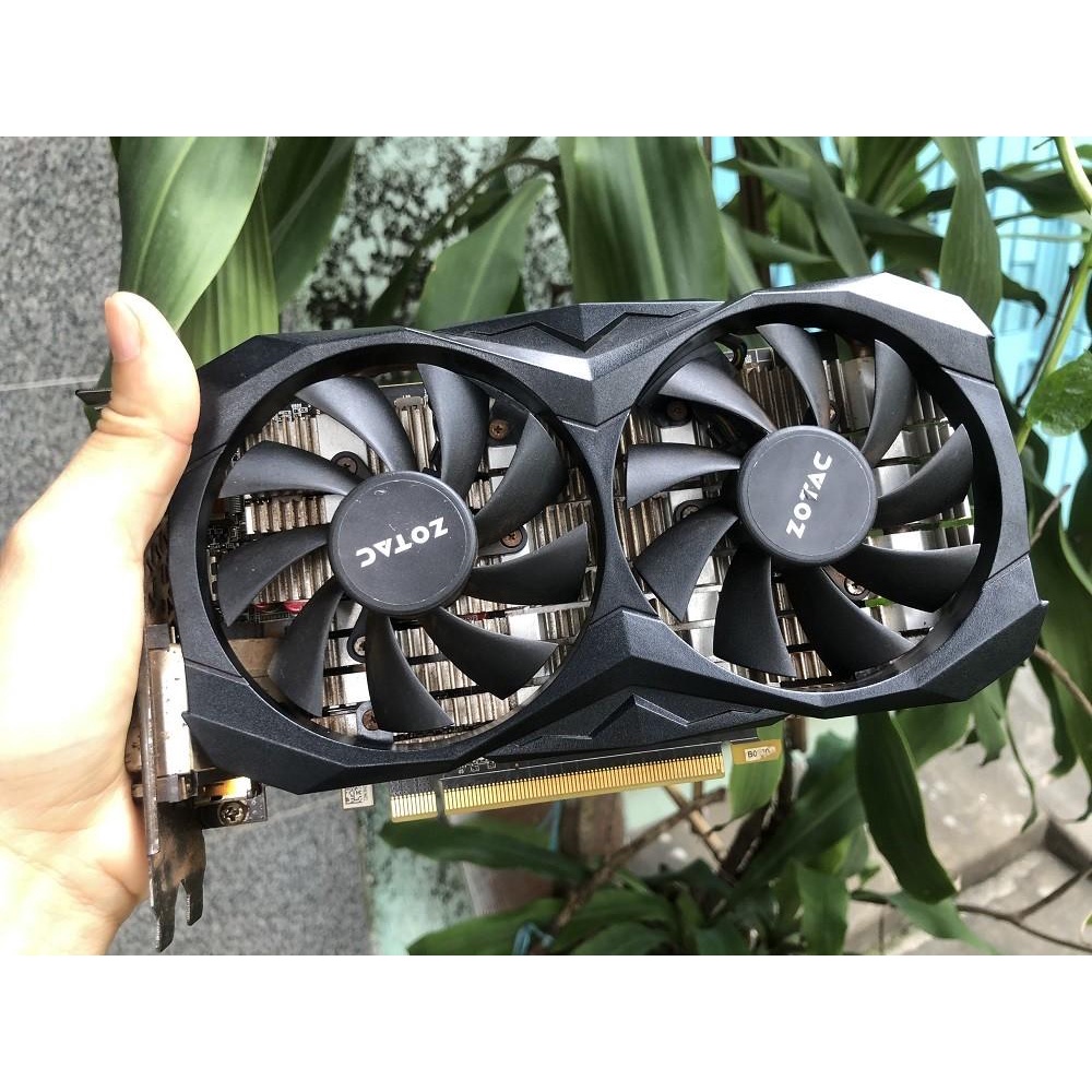 Card màn hình GTX 1060 3GB D5 2FAN 192BIT ZOTAC. BH 1 tháng 1 ĐỔI 1.