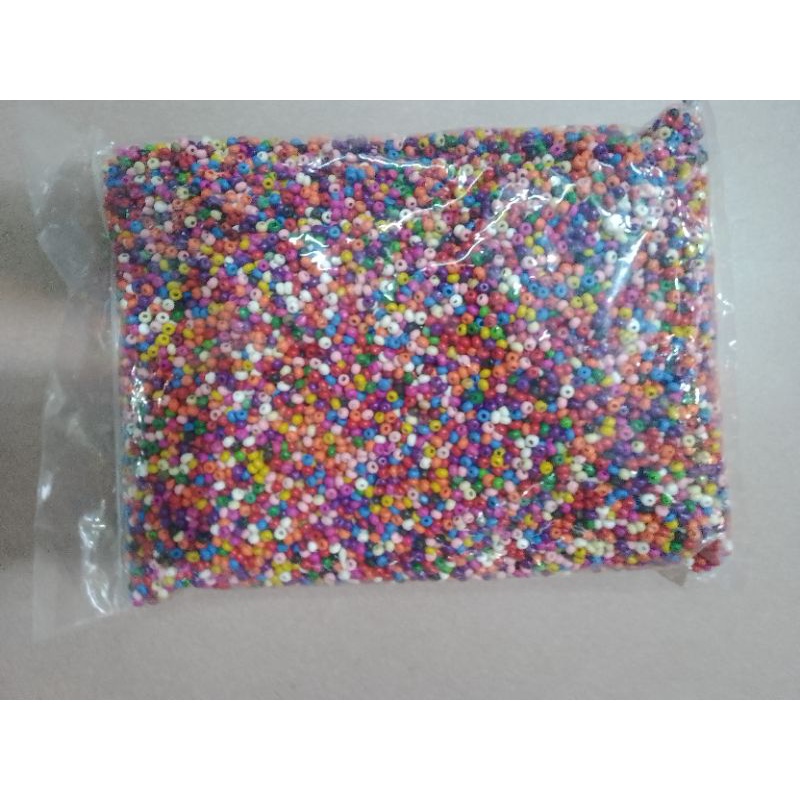 Bán sỉ bịch 0.5kg/1kg hạt gỗ tròn bẹt 4li nhiều màu làm handmade