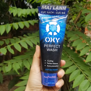Kem Rửa Mặt Sạch Nhờn Mát Lạnh Oxy Perfect Wash (100g)