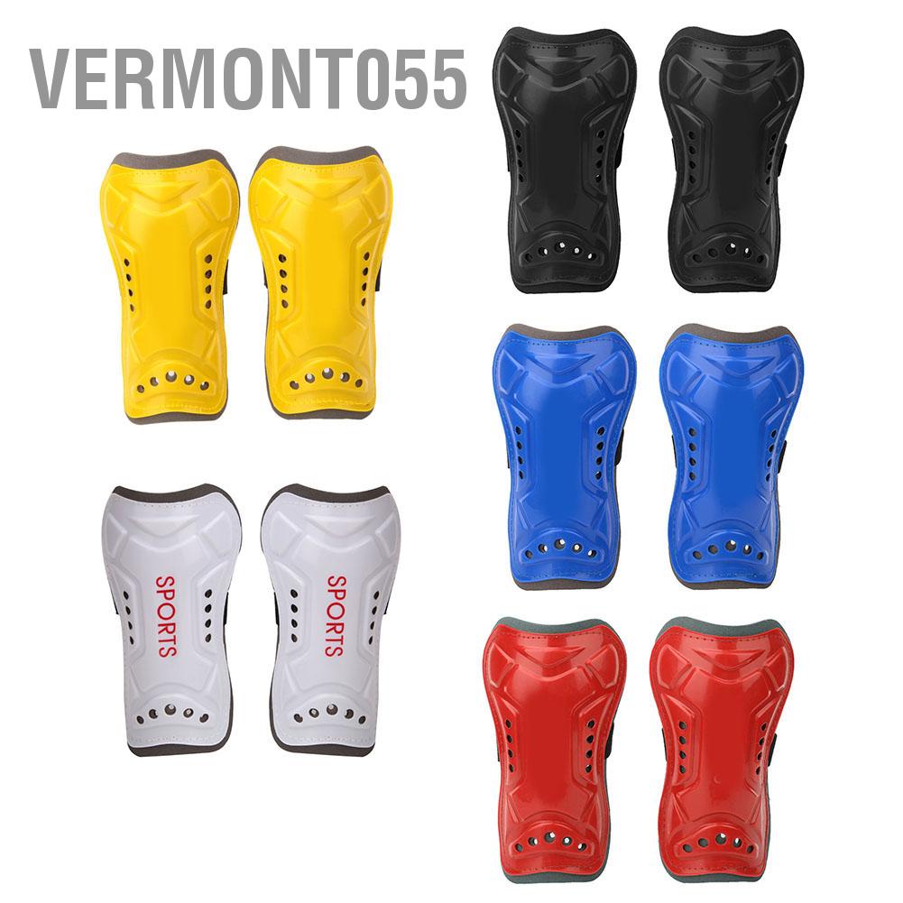 Vermont055 1 Pair Soccer Shin Guards Children Football Training Protection Pads with Buckle Strap