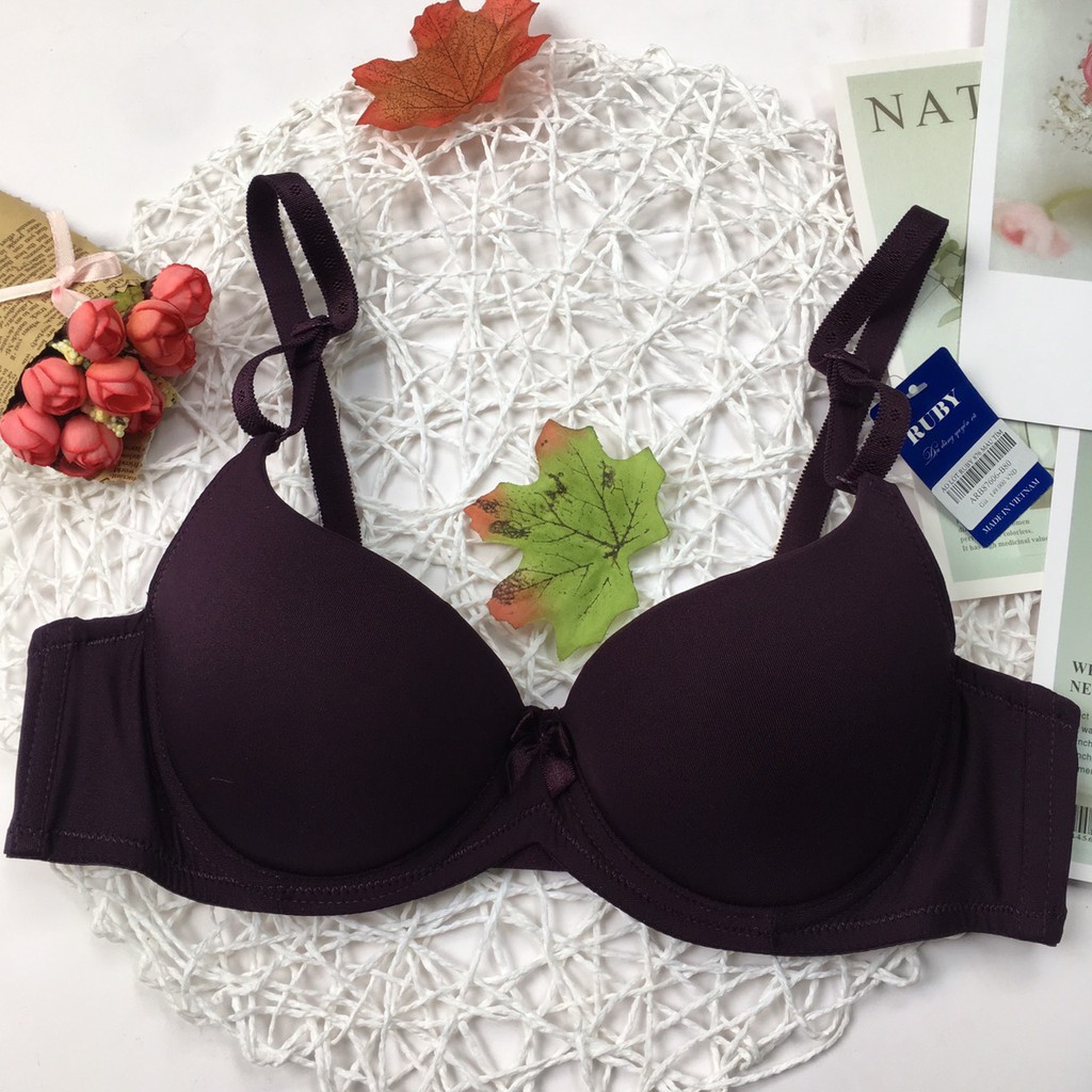 ÁO LÓT RUBY trơn mút vừa - AL876