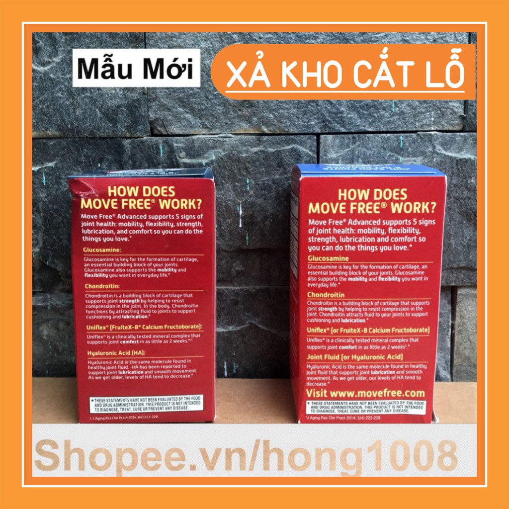 RẺ CHUA TUNG CO Viên Uống Bổ Khớp Move Free Joint Health 200 viên RẺ CHUA TUNG CO