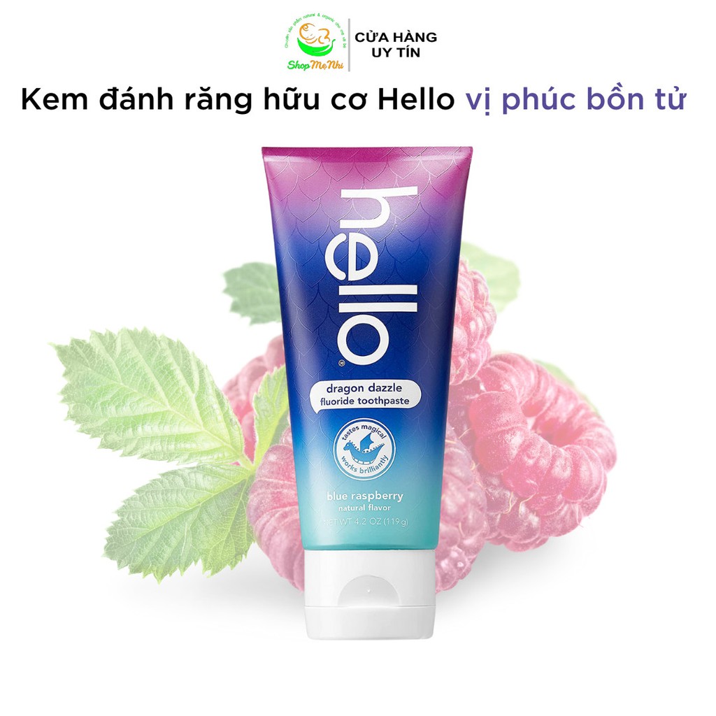 Kem đánh răng hello hữu cơ cho bé từ 2 tuổi – Hello toothpaste.