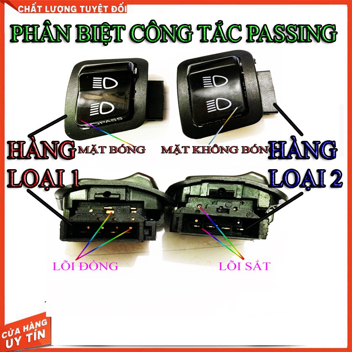 công tắc passing sh đá đèn dùng cho nhiều dòng xe