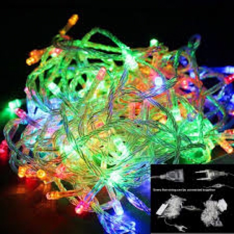 Dây Đèn Led Chớp Nhiều Màu 4m5 Bóng Tiêu