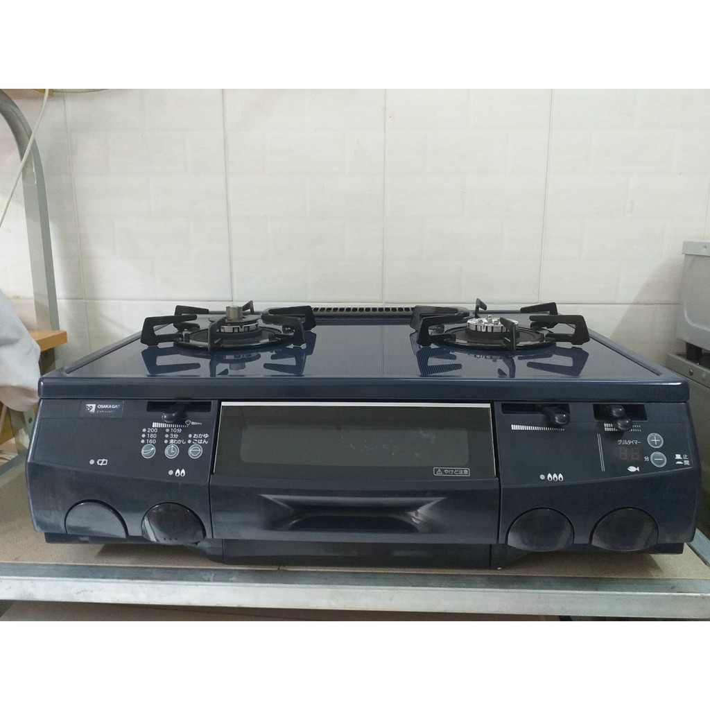 BẾP GAS CHỐNG CHÁY NỔ MẶT KÍNH CAO CẤP OSAKA FULL CHỨC NĂNG NỘI ĐỊA NHẬT BẢN