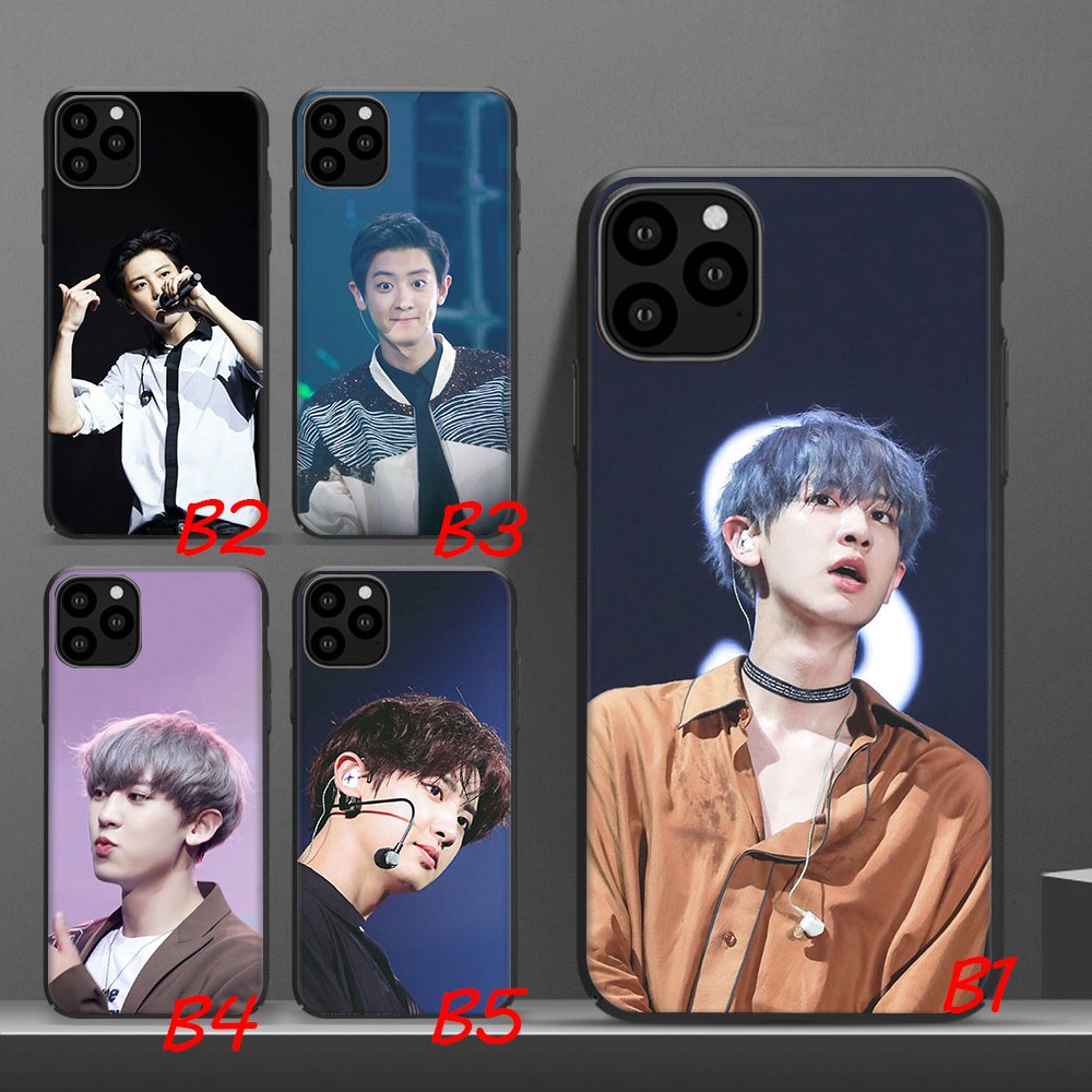 Ốp điện thoại mềm hình EXO ChanYeol cho iPhone 5 5s 6Plus 6sPlus 7Plus 8 Plus X XS XR XS Max 11