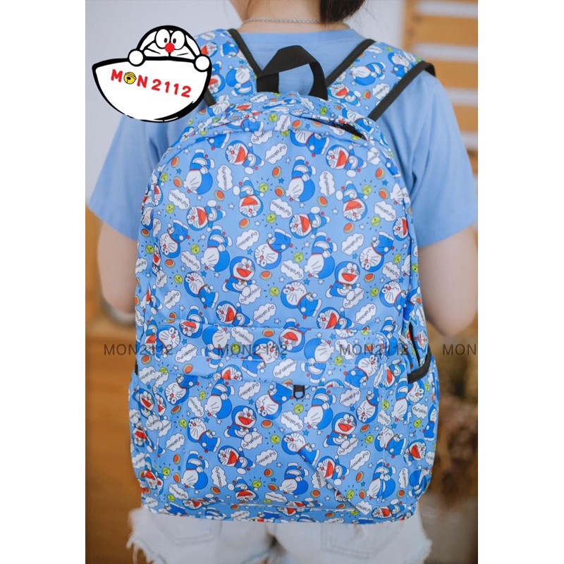 [Mã SKAMA06 giảm 8% tối đa 50K đơn 250K] BALO VẢI DÙ DORAEMON DOREMON