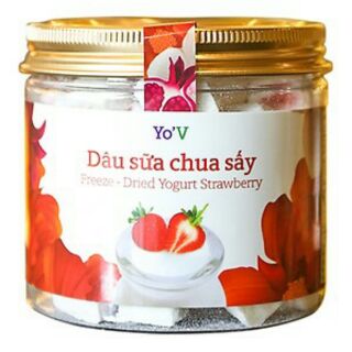 Yo'v Dâu sữa chua sấy 60g