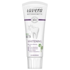 Kem đánh răng hữu cơ làm trắng răng vị bạc hà và than tre 75ml - Laver