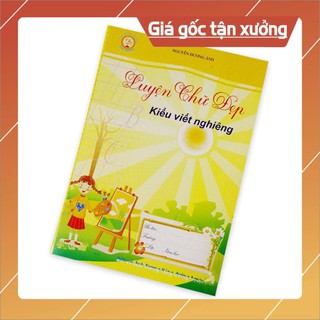 *HOT* VỞ MẪU Ô LI LUYỆN CHỮ ĐẸP – KIỂU VIẾT CHỮ NGHIÊNG