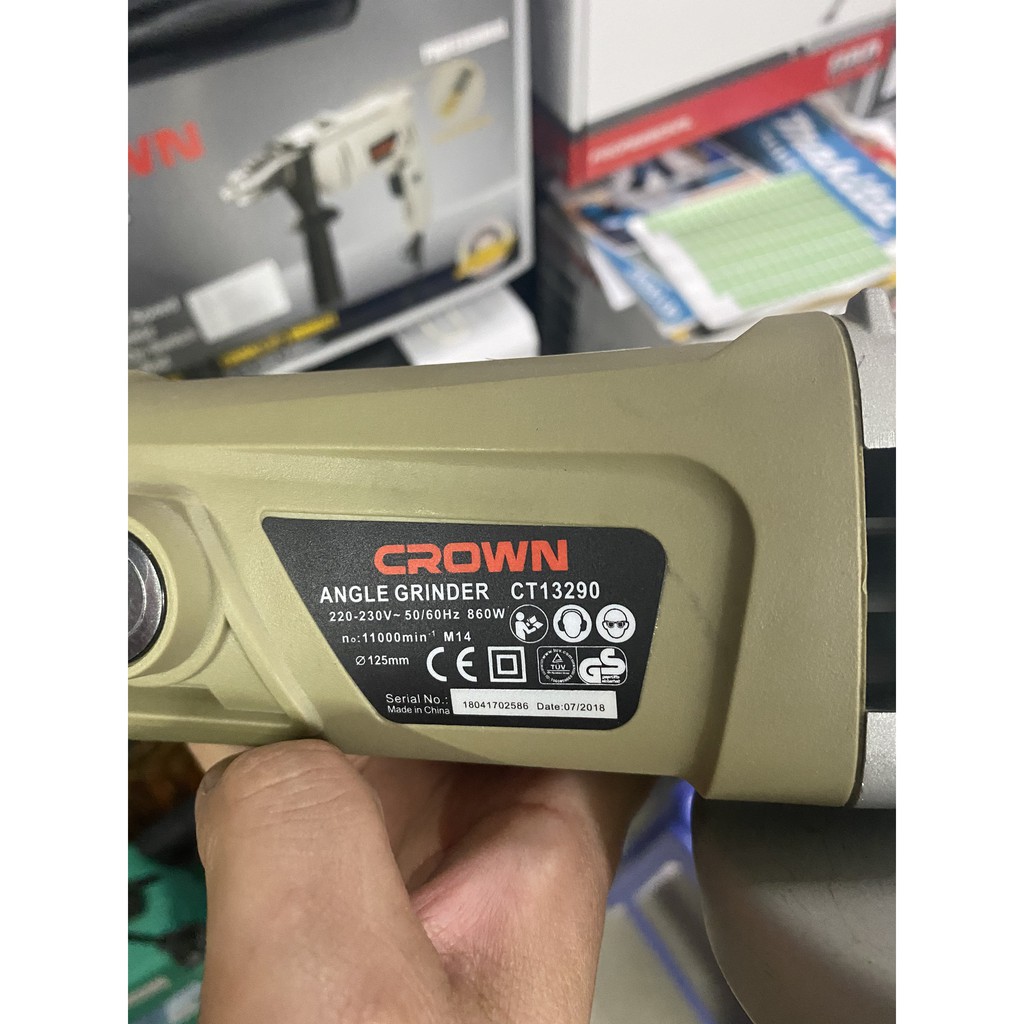 MÁY MÀI GÓC CROWN CT 13290 125MM HÀNG CHÍNH HÃNG