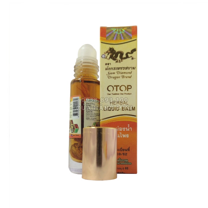 Dầu Lăn Thảo Dược Nhân Sâm 26 Vị OTOP Herbal Liquid Balm