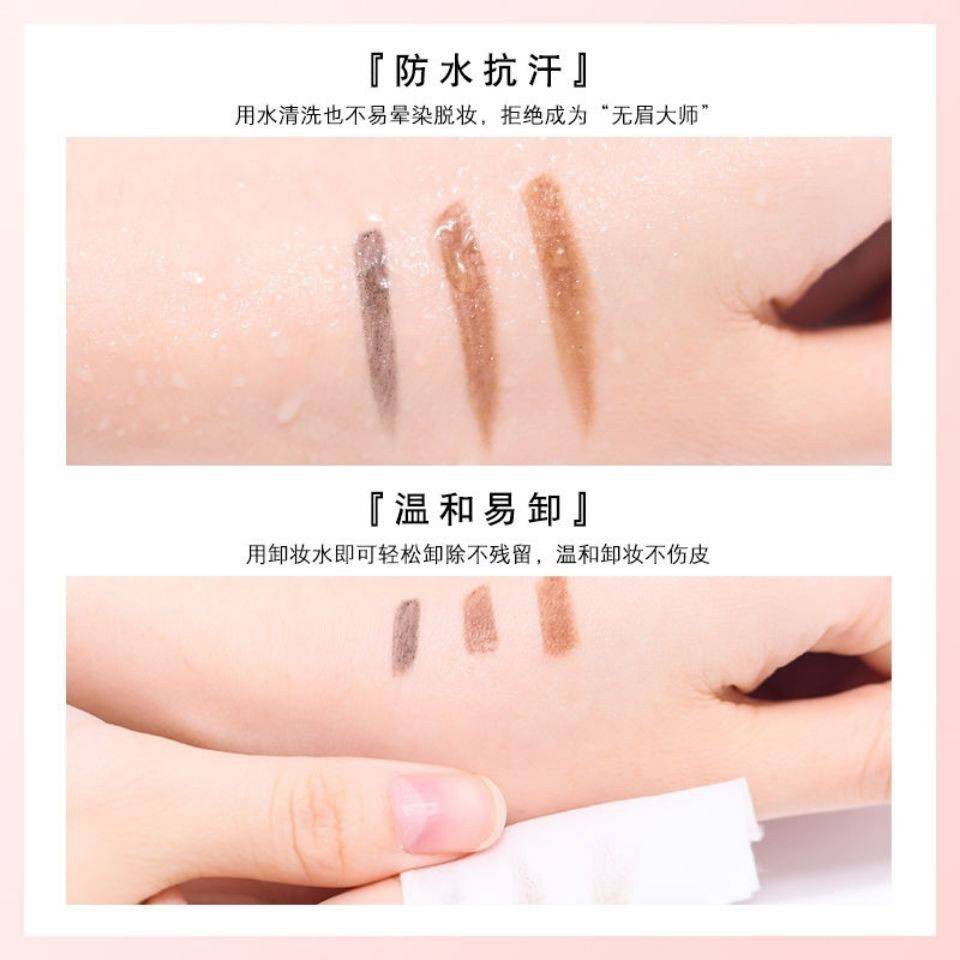 [Hàng mới về] Chì kẻ lông mày với hai đầu tiện dụng không thấm nước lâu trôi màu nâu