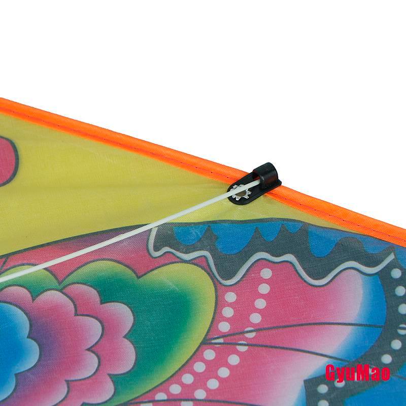 1 Bộ Diều Hình Bướm Đuôi Dài 90*50cm Có Tay Cầm Cho Hoạt Động Ngoài Trời