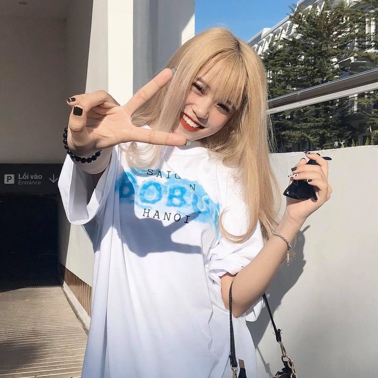 Áo thun nam nữ unisex tay lỡ form rộng - Áo thun form rộng Oversize trơn cao cấp AOSSI BOBUI MÂY