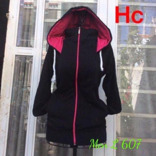 Áo khoác nỉ ngoại cổ nón xỏ ngón có túi trong vô cùng tiện lợi siêu phẩm của các nàng