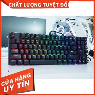 Bàn Phím Cơ Gaming Gnet K89 RGB - Blue Switch - PK Máy Tính