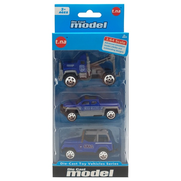 Đồ Chơi Bộ 3 xe mô hình kim loại TNA (1:64) TN-1018D