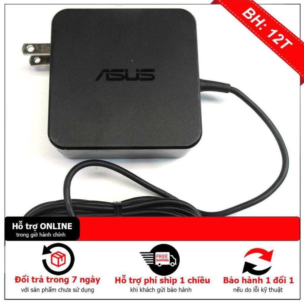 Sạc Dành Cho Laptop Asus 19V - 3.42A Chân Thường (hình vuông) - Hàng Chính Hãng