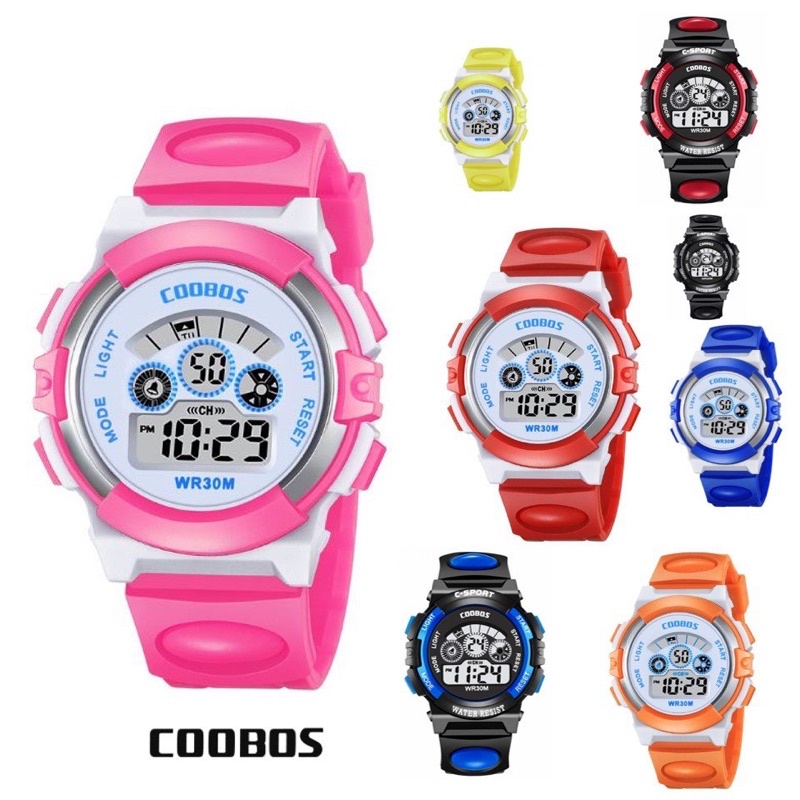 Đồng Hồ Thể Thao COOBOS 0919 0119 Chính Hãng Dành Cho Trẻ Em Bé Trai Bé Gái