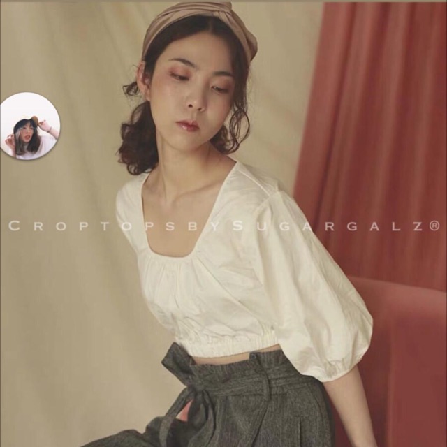 Bộ croptop thô chun