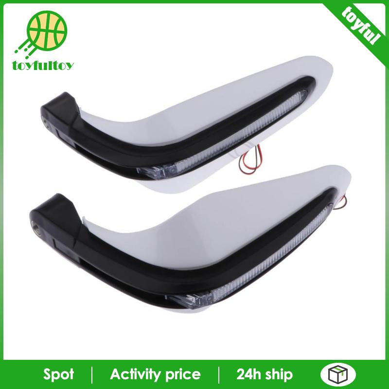 Vỏ Bọc Bảo Vệ Kính Chắn Gió Xe Máy Kèm Đèn LED Màu Đen