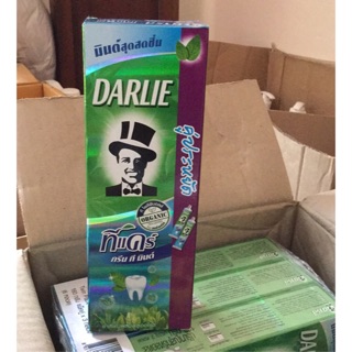 Kem đánh răng DARLIE (ông Tây đen) vị trà xanh