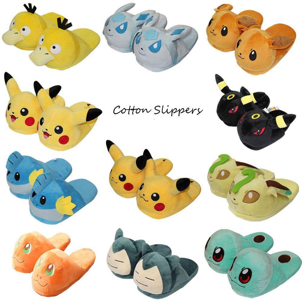Dép Bông Đi Trong Nhà Hình Pokemon Dễ Thương