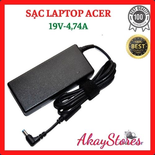 SẠC LAPTOP ACER 19V-4.74A  90W LITEON - TẶNG KÈM DÂY AC SẠC AkayStores ,Bảo hành 12 tháng