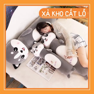 Gối Ôm Mèo✨Freeship✨Gối ôm mèo husky siêu to khổng lồ