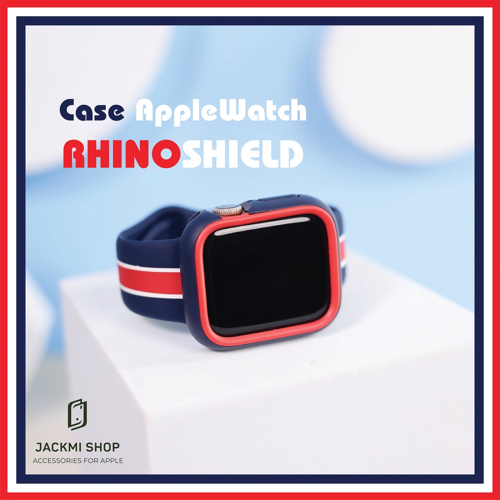 [COMBO 3 MÓN]DÂY SILICON HỌA TIẾT CHO APPLE WATCH + ỐP VIỀN RHINOSHIELD CHO IPHONE + ỐP VIỀN RHINOSHIELD CHO APPLE WATCH