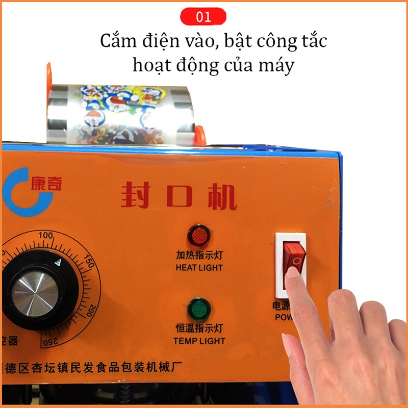 Máy Ép Miệng Ly Thủ Công ABG IC Chuyên Dụng Dành Cho Nhà Hàng, Quán Ăn