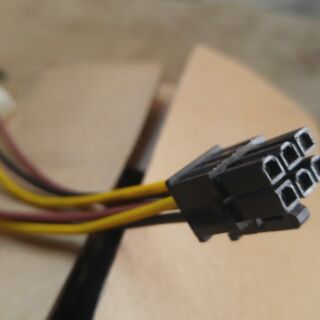 dây nguồn phụ 6pin cho vga