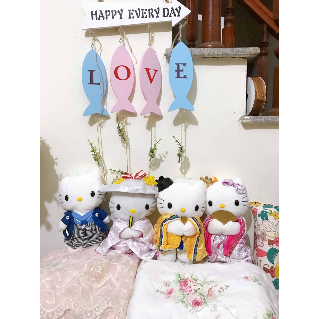 Thú nhồi bông 2hand mèo Kitty nhiều size