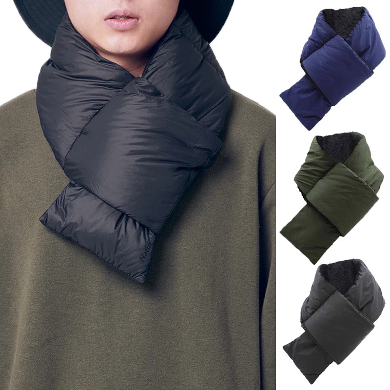 Khăn choàng cotton dày dặn giữ ấm chống gió phong cách Hàn Quốc cho nam nữ leo núi trượt tuyết mùa đông