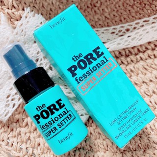 [ MINISIZE 15ML] Xịt Khóa Lớp Trang Điểm Benefit The Porefessional Supper Setter