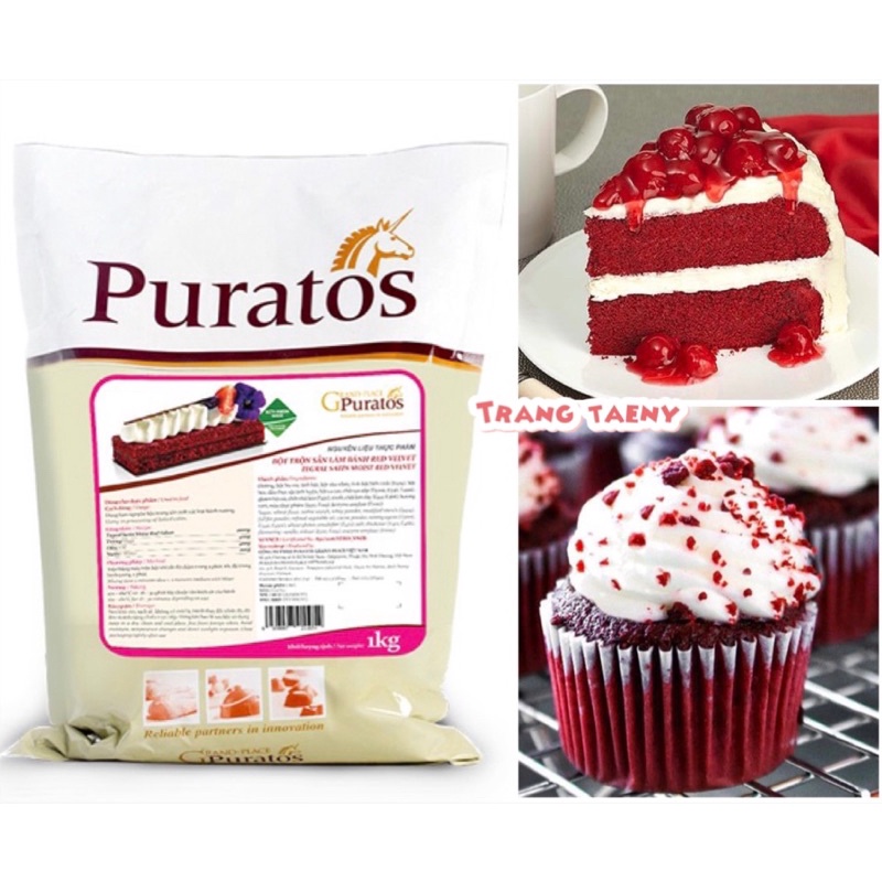 Bột trộn sẵn Red Velvet Puratos